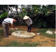 Đua nhau xây bể biogas