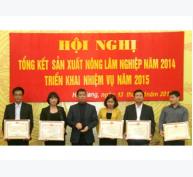 Hội Nghị Tổng Kết Sản Xuất Nông Lâm Nghiệp Năm 2014 Và Triển Khai Nhiệm Vụ Năm 2015