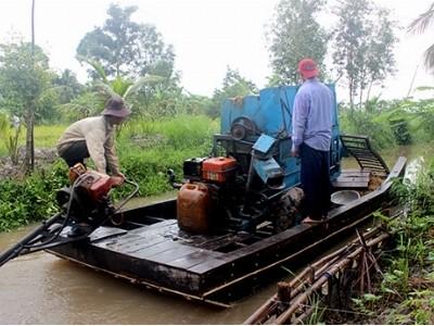 Chung sức làm thủy lợi nội đồng