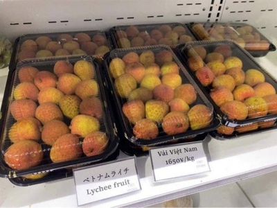 Bac Giang lychees promoted at Vietnamese Goods Week at AEON in Japan