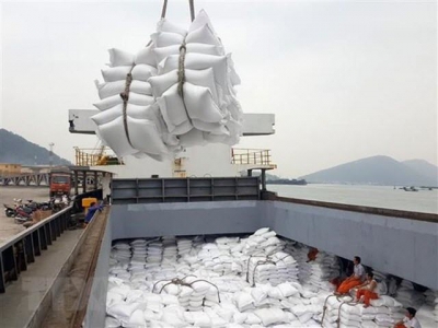 Seven-month rice export up in volume, but down in value