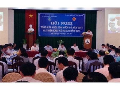 Hội Nghị Tổng Kết Nuôi Tôm Nước Lợ Năm 2014 Và Triển Khai Kế Hoạch Năm 2015