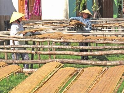 Làng bánh tráng trăm tuổi