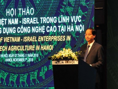 Hanoi wishes for Israels cooperation in hi-tech farming