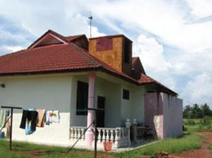 Kết hợp nhà ở và nuôi yến ở Lohore, Malaysia